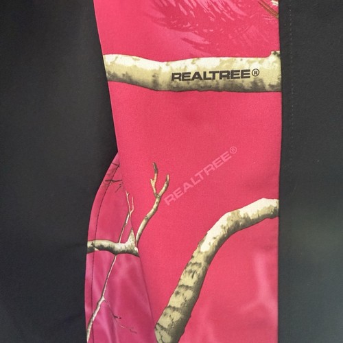Realtree Size Medium 8/10 Women’s Black Hot Pink Camo Jacket Hunting Coat - Picture 5 of 8