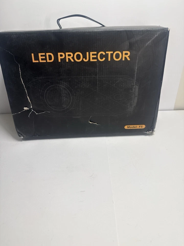 F5 LED Projector – Native 1080p HD, HDMI USB Input, Home Theater, New - Image 2 of 4