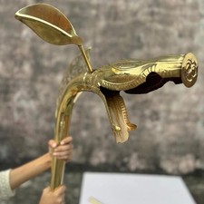 Medieval Solid Brass Carnyx of Tintignac Celtic Playable Trumpet War Horn 6 Feet
