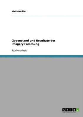 Glab - Gegenstand und Resultate der Imagery-Forschung - paperback or s - E555z