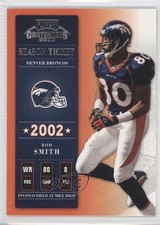 2002 Playoff Contenders Rod Smith #41 0f0