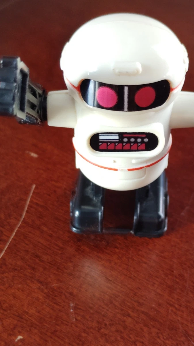 Robot Vintage Années 80 - Jouet Miniature En Plastique - Sans Marque
