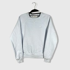 AMI Alexandre Mattiussi Crewneck Sweatshirt Womens L Light Blue Logo Comfy