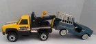 Vintage Tonka 2020 Pressed Steel&Plastic Tow Truck&Nylint Bronco Pet Mobile   2