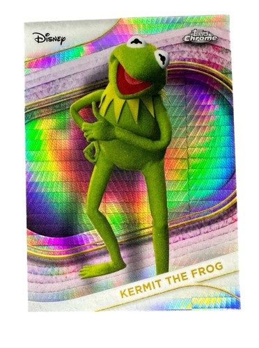 2025 Topps Chrome Disney #122 Kermit The Frog Prism Refractor - Zdjęcie 1 z 2