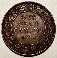 Canada Coins: 1 Cent King George V Coin, Circulated