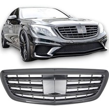 ? K&Uuml;HLERGRILL GRILL F&Uuml;R MERCEDES-BENZ S-KLASSE W222 HOCHGLANZ SCHWARZ NEU