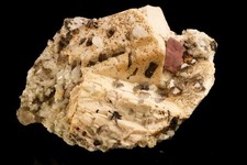 RARO LOCALE Fluorite Rosa e Quarzo Fumè GMINA STRZEGOM, POLONIA - Ex. Sala