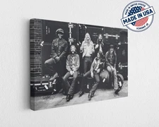 The Allman Brothers Rock Band Music Music Canvas Decor Band Art Print Wall Art