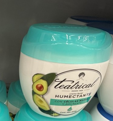 Crema Teatrical Humectante Con Células Madres Y Aguacate Traída De México  