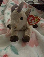 Ty Beanie Baby Goatee Goat Birthdate November 4, 1998 With Tag