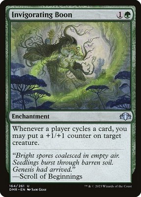 [MTG] Invigorating Boon (Foil) (164) (DMR) LP-HP