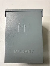 MILBANK U3822-20GWR PULL-OUT DISCONNECT SWITCH 60 AMP 2-POLE NON-FUSED NEW