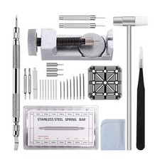 Watch Repair Kit Band Strap Bracelet Link Pins Remover Screwdriver Tool Set F
