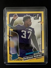 2023 Panini Donruss DeWayne McBride #366 Rated Rookie Yellow Press Proof
