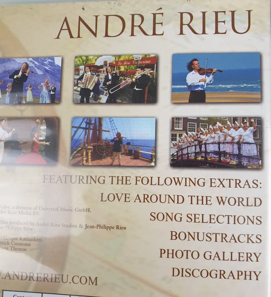 Andre Rieu DVD Bundle x 4, See Titles Below, PAL & NTSC, Music & Concerts, VGC - Image 4 of 4