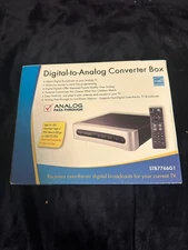 RCA Digital to Analog Converter Box STB7766G1 Over Air TV Broadcast w/ REMOTE