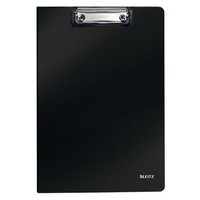 Leitz Klemmbrett-Mappe Solid, Din A4, Polyfoam, Schwarz