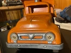 1956  USA Made Tonka Dump Truck Vintage Great condition mud flap Blue light Dept