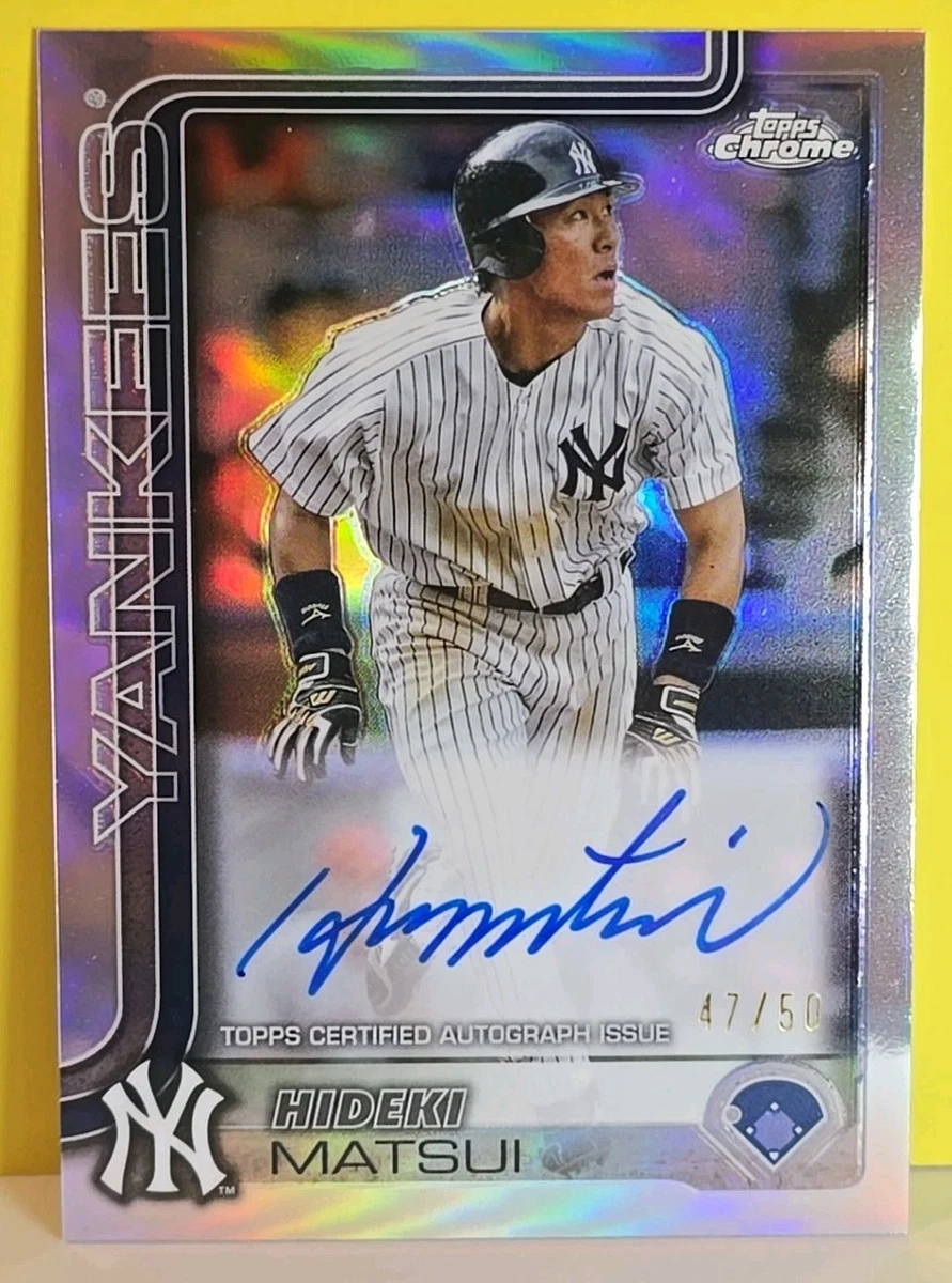 Topps Hideki Matsui Baseball Serial Numbered Sports Trading Cards