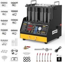 Car Ultrasonic Heat Fuel Injector Cleaning Tester Cleaning Machine GDI EFI FSI 