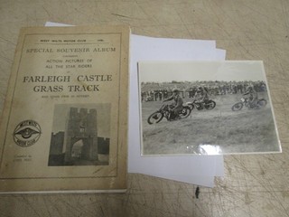 1946 Farleigh Castle Grass track souvenir album