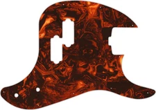 WD Custom Pickguard For Music Man 2016-2018 Cutlass Bass #05F Faux Tortiose