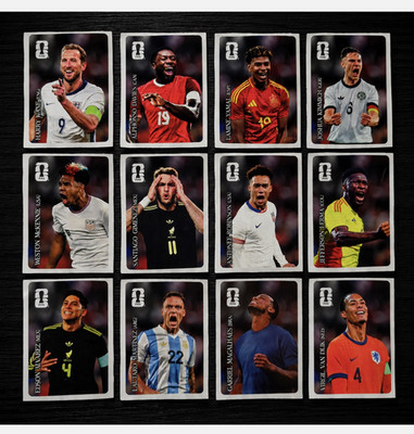 Panini FIFA World Cup 2026 Sticker Coca-Cola Full Set 12 Stickers Version US NEW