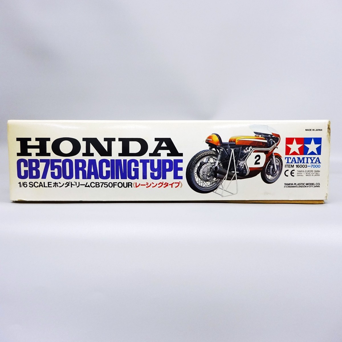 HONDA CB750RACINGTYPE 1/6スケール【未組立】 Tamiya 1:6 Honda CB750 Racing Type Plastic Model Kit New Box
