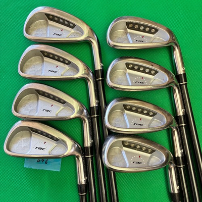 #ad #ad TaylorMade rac OS Iron Set 8pcs 3 Pw Flex R Regular Original Graphite Shaft $149.40