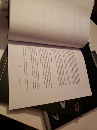 Media Info Audi Q7 2005 RARE Collectible Press Kit English Language - Picture 16 of 23