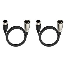 2X Câble Audio DIN 5 Broches Vers XLR 3 Broches pour Instruments de Musique4175