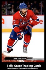 2022-23 Upper Deck Josh Anderson #349 Montreal Canadiens NHL Hockey 