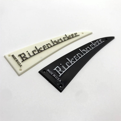 Ricken Style Guitar Bass Truss Rod Cover 1x Black or White Bnwot NEW