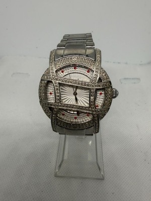 JBW Olympia 10-Yr Anniversary 38MM Diamond SS Silver Dial Women Watch JB-621410C