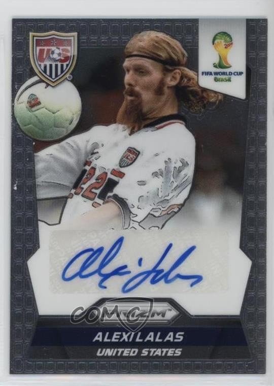 2014 Panini Prizm World Cup Signatures Alexi Lalas #S-AL Auto
