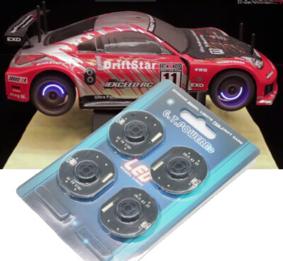 1/10 Rc Onroad Car Disc Wheel Led Lights For Tamiya tt01 1/10 Rc Onroad Car Disc Wheel Led Lights For Tamiya tt01