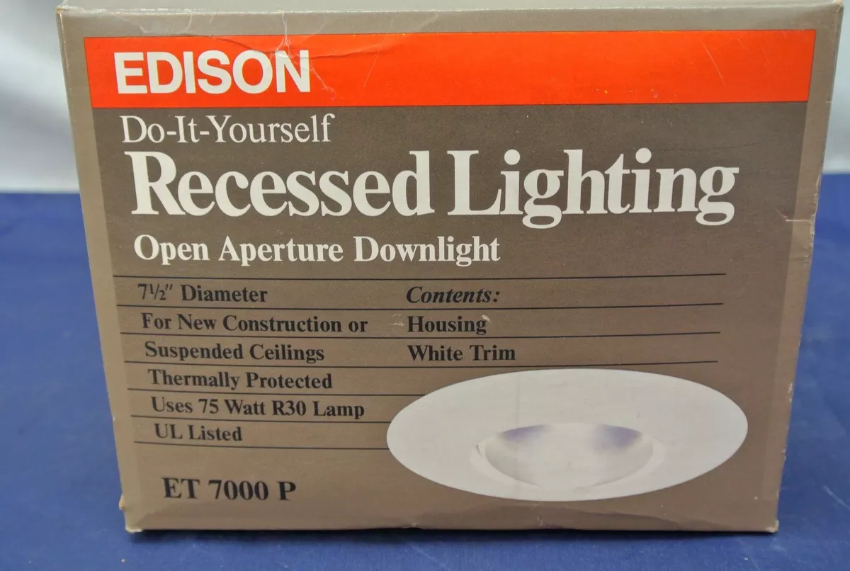 EDISON RECSSED LIGHTING OPEN APERTURE DOWNLIGHT ET 7000 P