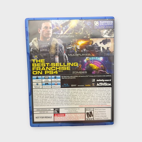 Call of Duty: Infinite Warfare (PlayStation 4, 2016) Great Condition With Manual - Picture 2 of 4