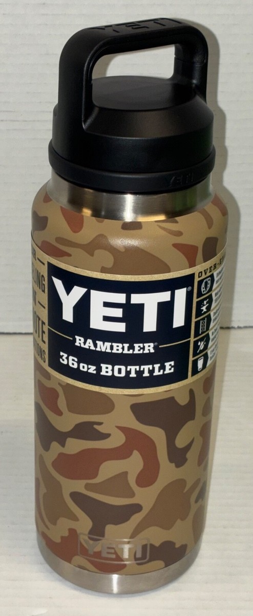 New 2025 Yeti Wetlands Camo 36 oz Rambler Bottle Chug Cap
