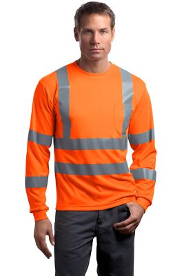 CornerStone - ANSI 107 Class 3 Long Sleeve Snag-Resistant T-Shirt CS409