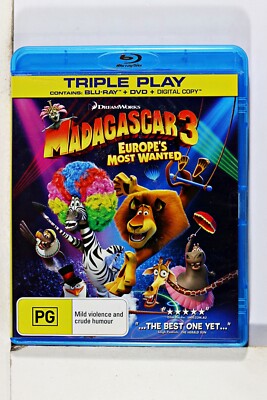 Madagascar 3-Europe's Most Wanted | Blu-ray +... (Blu-ray 2012)