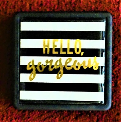 Demdaco Oh My Chic Pocket Mirror 2.75'' x 2.75'' - ''HELLO, GORGEOUS'' - NEW