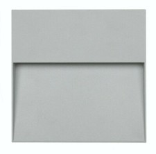 Grey Square Diffused Outdoor Wall Light Garden Downwards Lights Porch Lighting