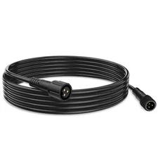 MICTUNING 6.6ft 3 Pin Extension Cable Wire for RGB+IC Rock Lights & Switch Panel