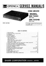 Service Manual-Anleitung für Sharp SM-7100