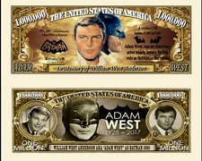 Batman / Adam West - Million Dollar US Ticket! Super Heroes Comics Series DC