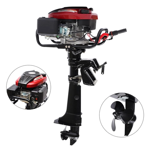 HANGKAI 196CC 4 Stroke 7 HP Outboard Motor Fishing Boat Engine Motor Air Cooling - Bild 6 von 6