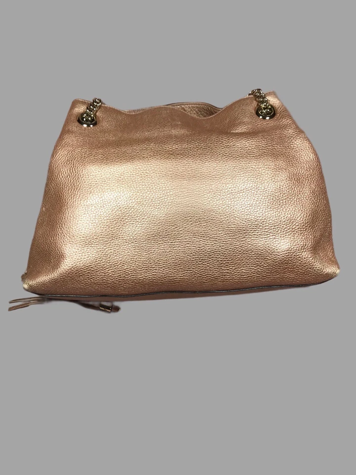 GUCCI Rose Gold Soho Leather Shoulder Tote Bag w tassel Exclusive Materials EUC - Image 2 of 4