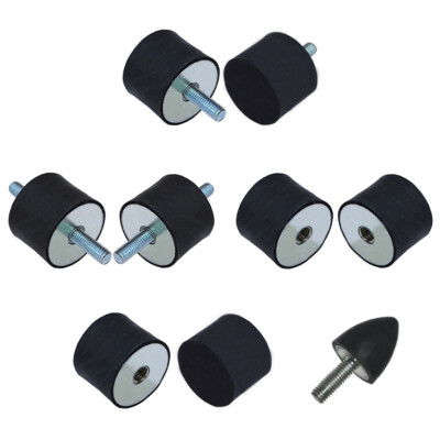 Gummi-Metall-Puffer M4 bis M12 - Gummipuffer, Vibrationsdämpfer